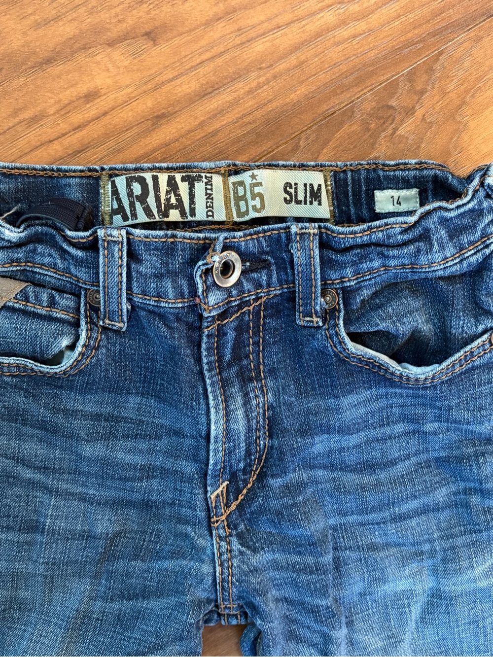 Ariat boys  Slim Jeans in Blue Wash
